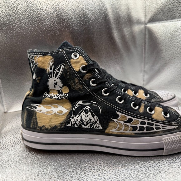 Size M8/10W Converse CTAS Pro Hi Sean Pablo Black Unisex Graphic Shoes 172388C main image 6